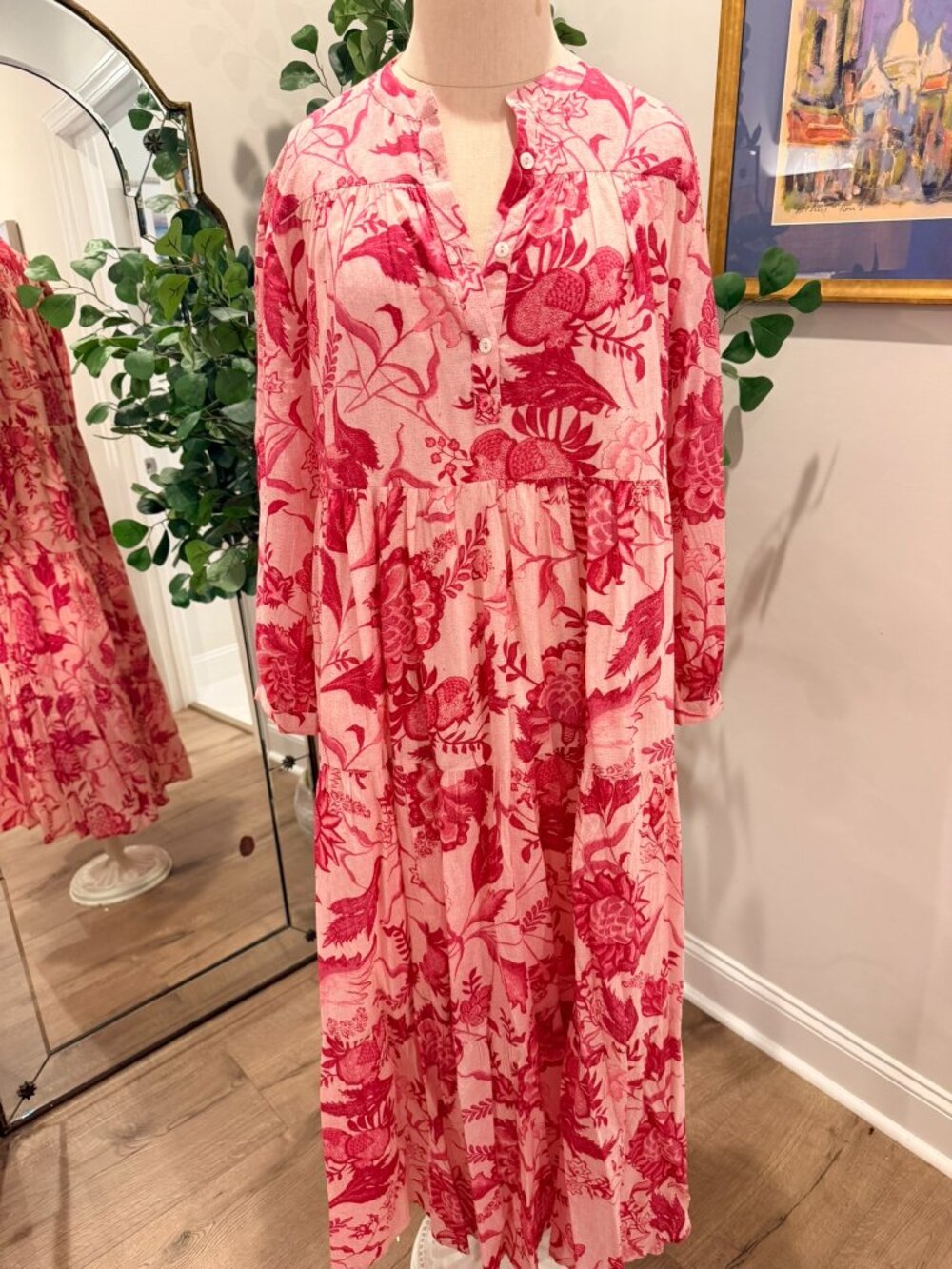 NWT Ro's Garden Block Print Dress M